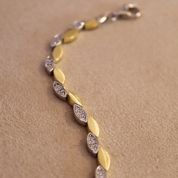 Pulseira Mistura Ouro & Prata