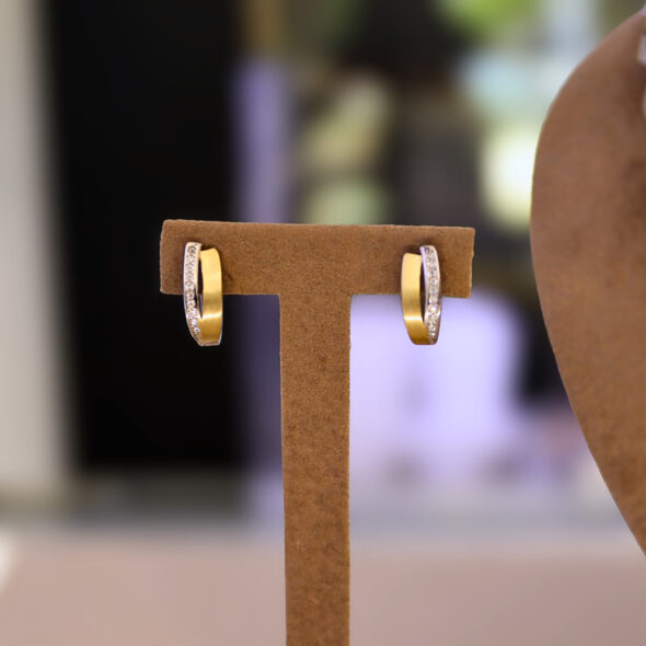 Brincos Mistura Ouro & Prata