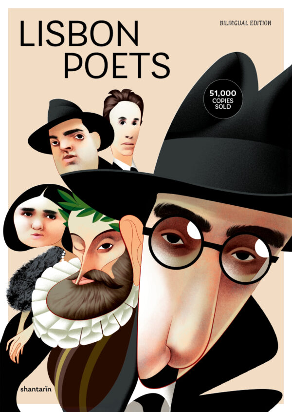 Poetas de Lisboa. Luís de Camões, Cesário Verde, Mário de Sá-Carneiro, Florbela Espanca, Fernando Pessoa - Image 2