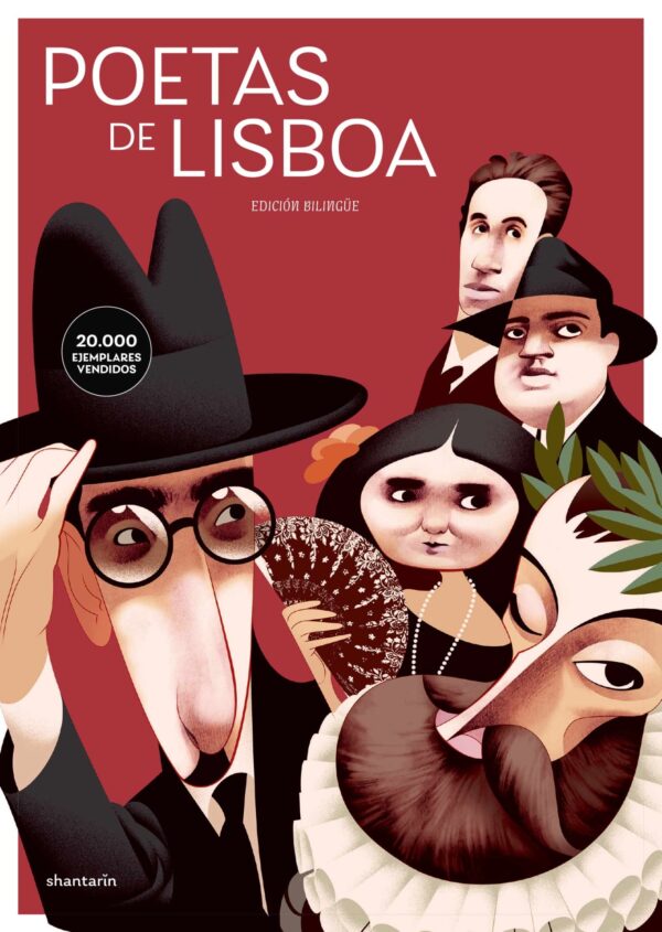 Poetas de Lisboa. Luís de Camões, Cesário Verde, Mário de Sá-Carneiro, Florbela Espanca, Fernando Pessoa