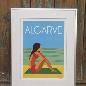 Ilustração "Algarve - Praia" 30x40cm