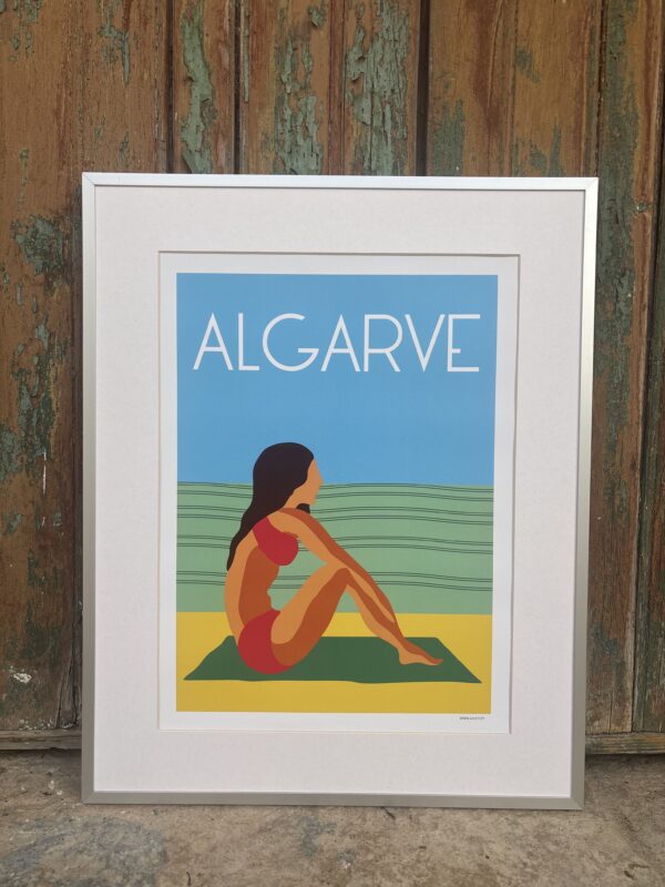 Ilustração "Algarve - Praia" 30x40cm
