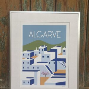 Ilustração "Algarve - Açoteias" 30x40cm