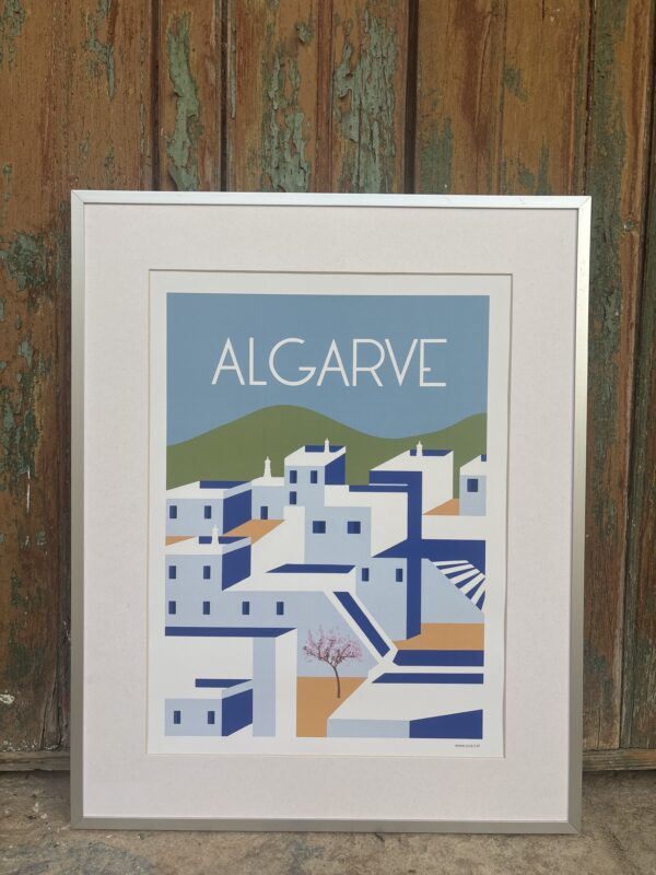 Ilustração "Algarve - Açoteias" 30x40cm