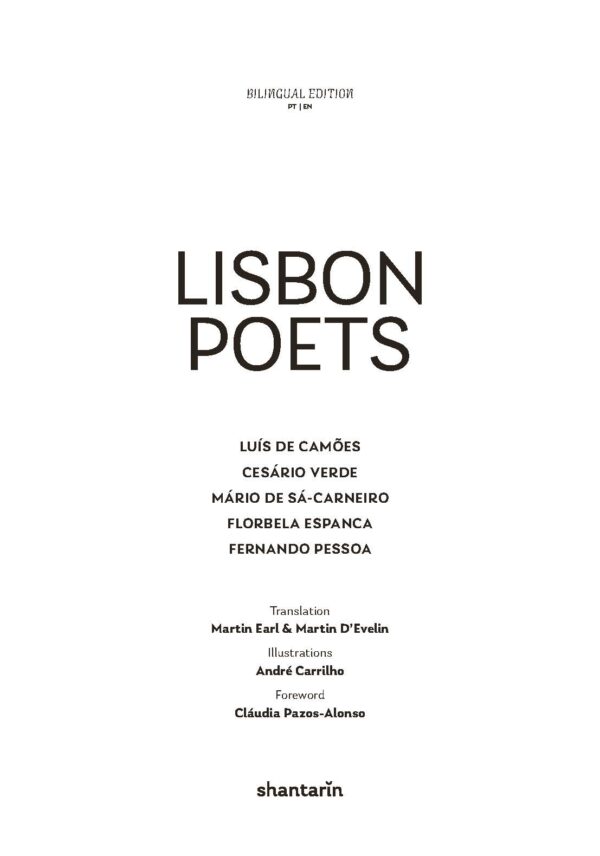 Poetas de Lisboa. Luís de Camões, Cesário Verde, Mário de Sá-Carneiro, Florbela Espanca, Fernando Pessoa - Image 7