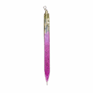 Caneta artesanal de resina