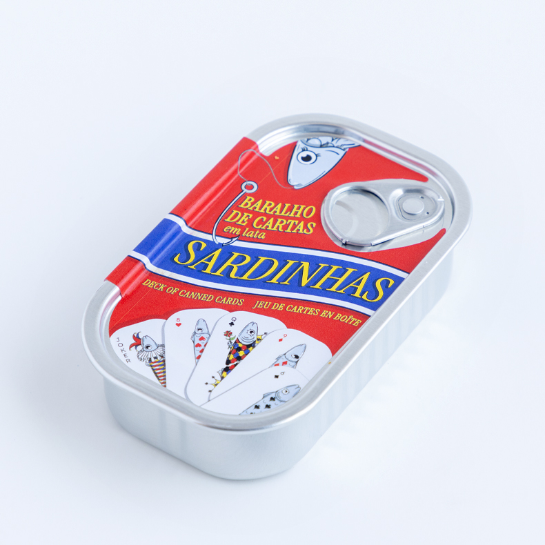 Baralho de cartas em lata de sardinha - Imagem de 2