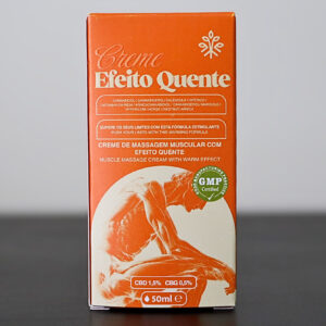 Creme de CBD - Efeito quente
