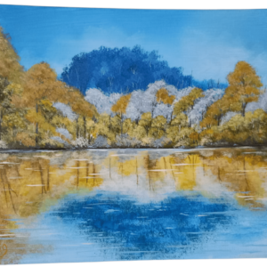 Painting "The Trees and Their Reflection"
