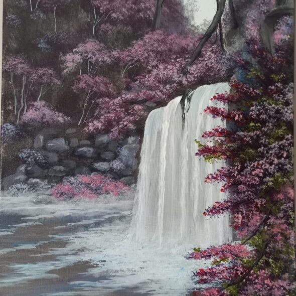 Quadro "Cascata florida"