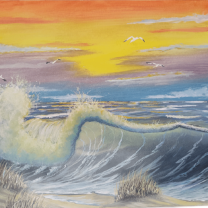 Painting "The Violent Wave"
